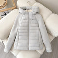 Jacket down women's lightweight quilted padded