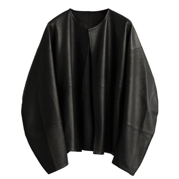 Women Oversized Leather Jacket