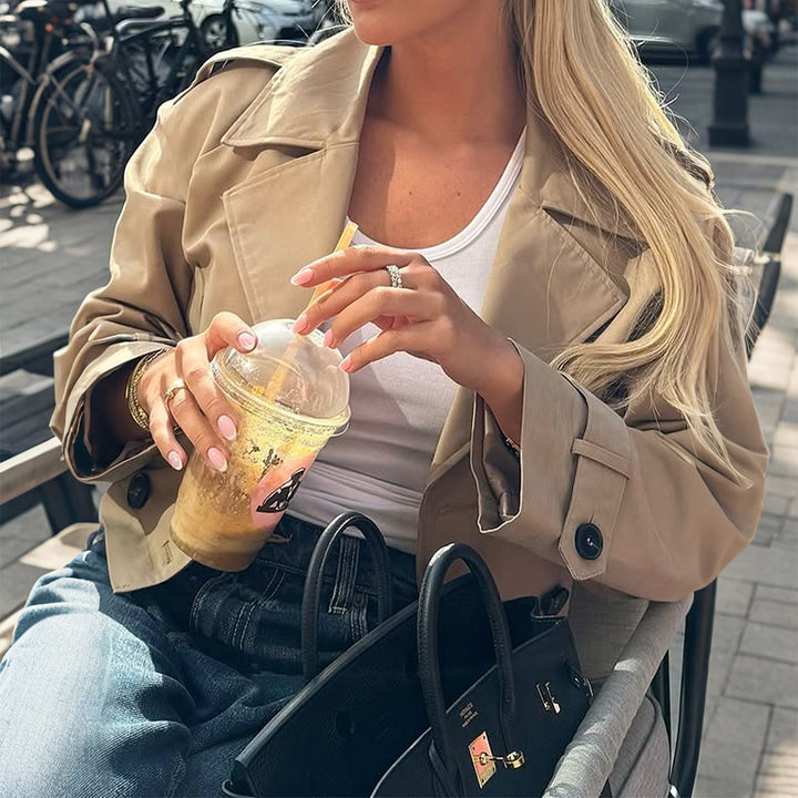 Coat trench coat women&