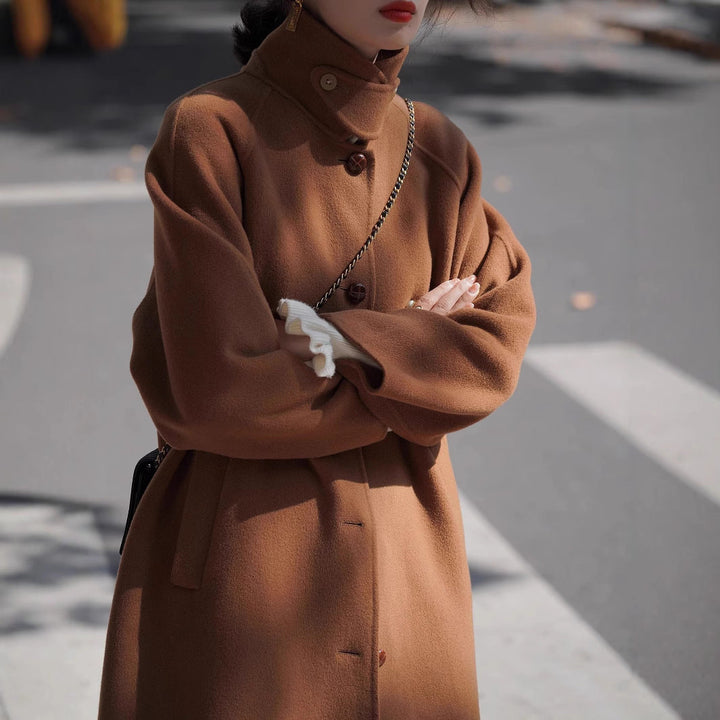 Women Fashionable Oversized Wool Jacket