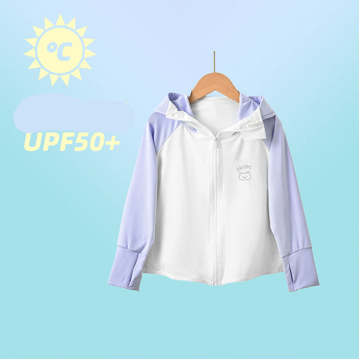 Ladies lightweight UV protection jacket with zip