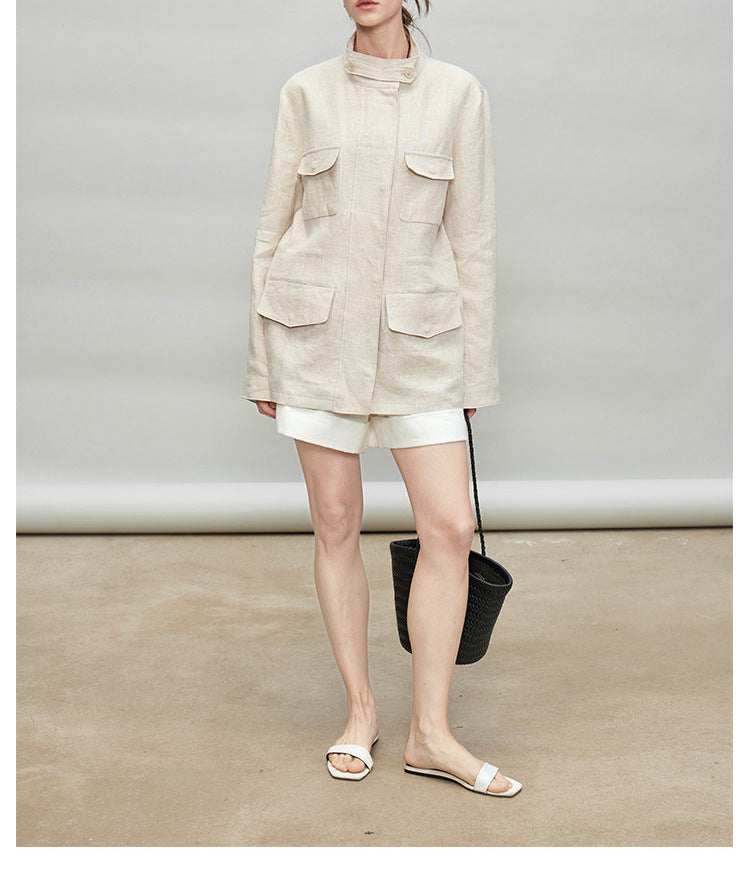 Women Light and Airy Linen Jacket