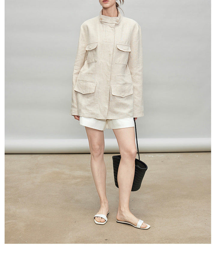 Women Light and Airy Linen Jacket