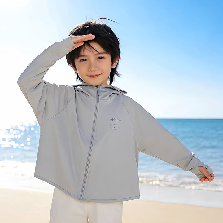 Jacket kids with protection UV breathable lightweight