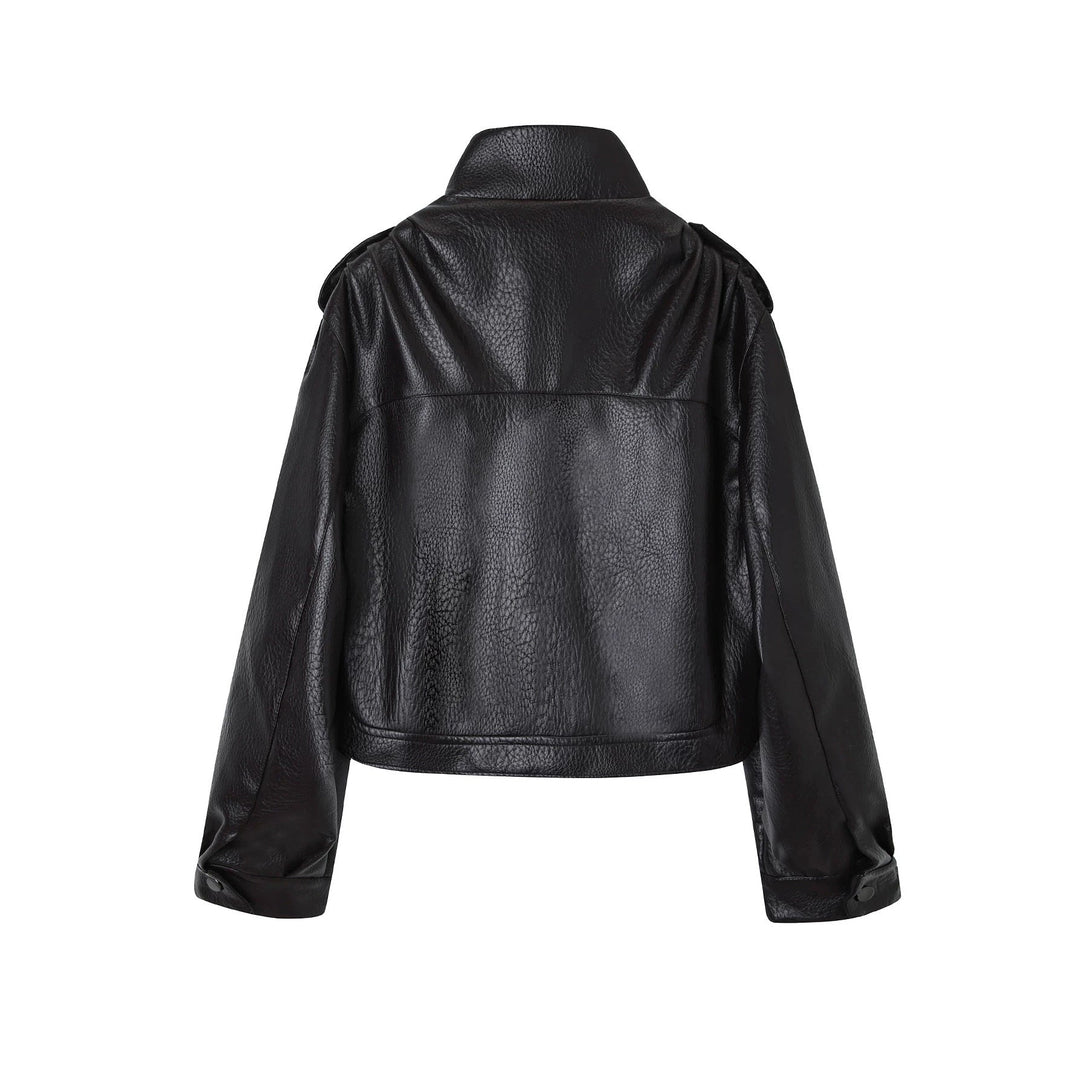 Jacket with Faux leather Women&