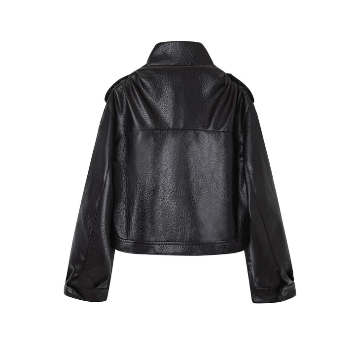 Jacket with Faux leather Women&