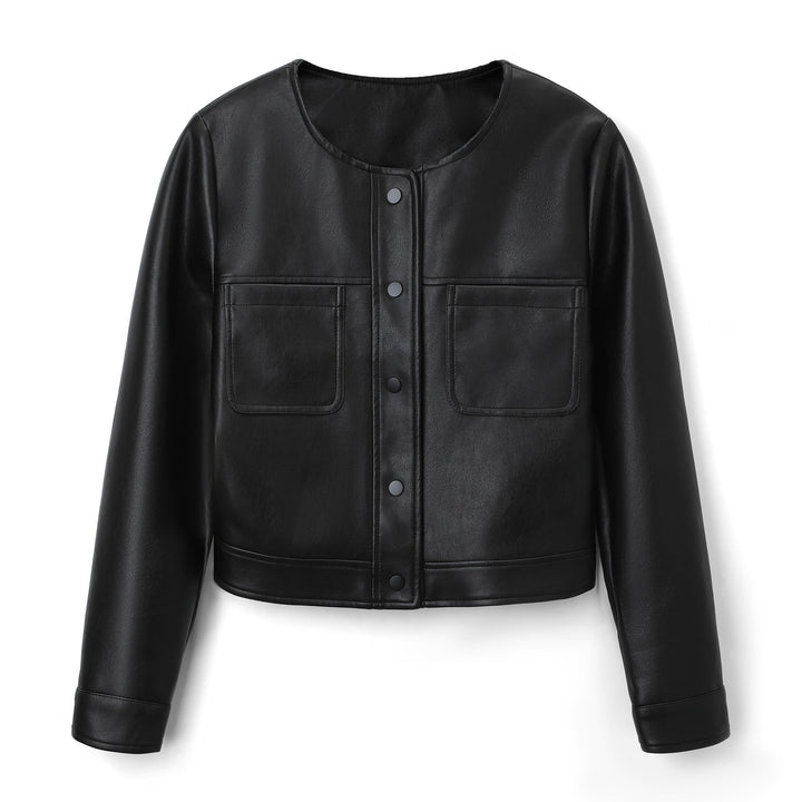 Jacket with Faux leather Women&