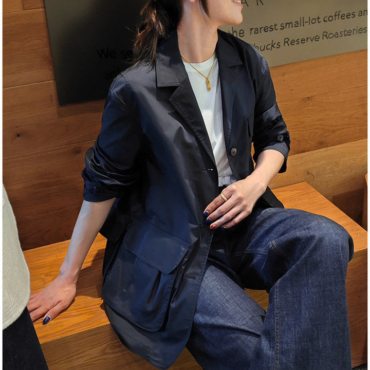 Women Stylish Utility Jacket with Practical Pockets