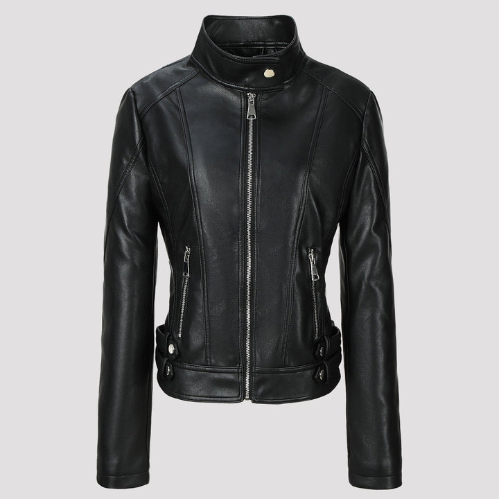 Jacket with Faux leather Women&