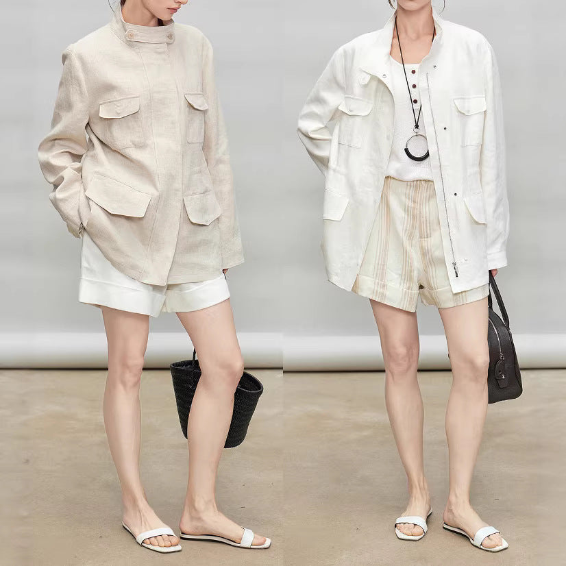 Women Light and Airy Linen Jacket