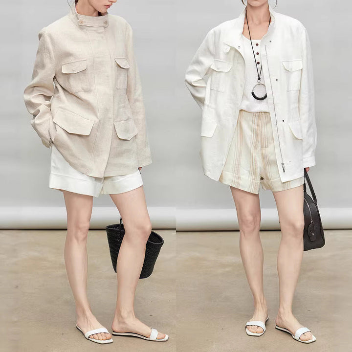 Women Light and Airy Linen Jacket