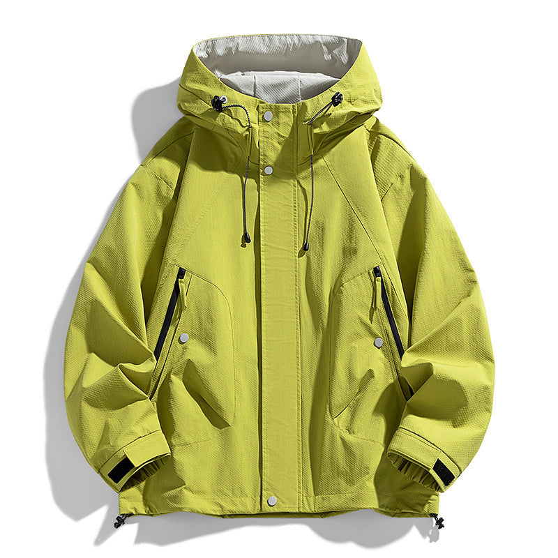Jacket unisex water-resistant windproof lightweight