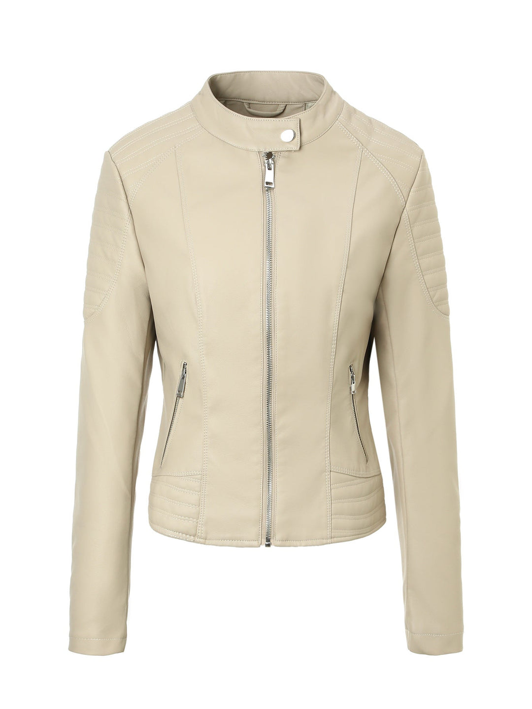 Jacket with Faux leather Women&