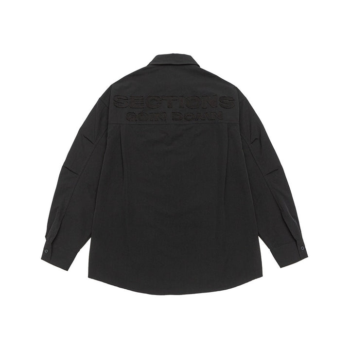 Unisex Checkered Overshirt in Patchwork Look with Chest Pocket