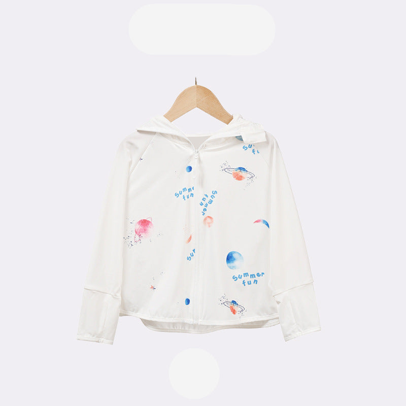 Jacket kids with protection UV breathable lightweight