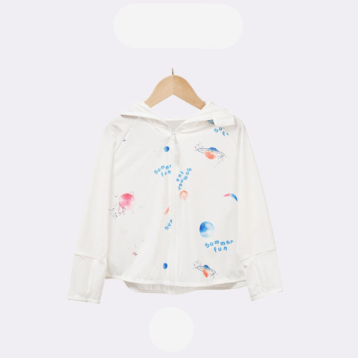 Jacket kids with protection UV breathable lightweight