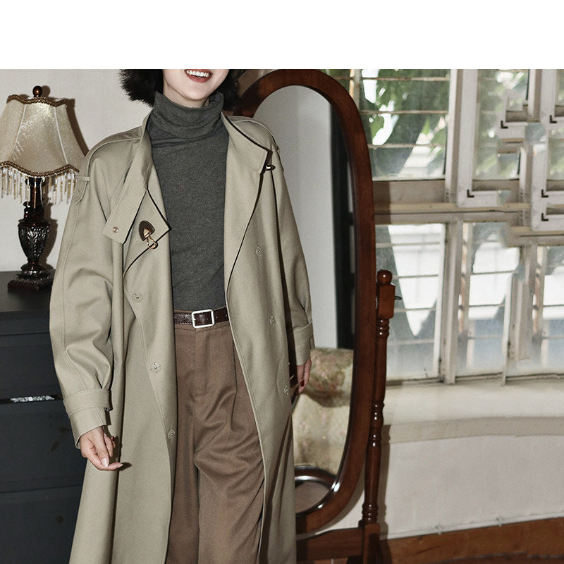 Ladies Fashionable Utility Jacket with High Collar