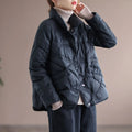 Jacket Quilted Women's Stylish Casual Elegant