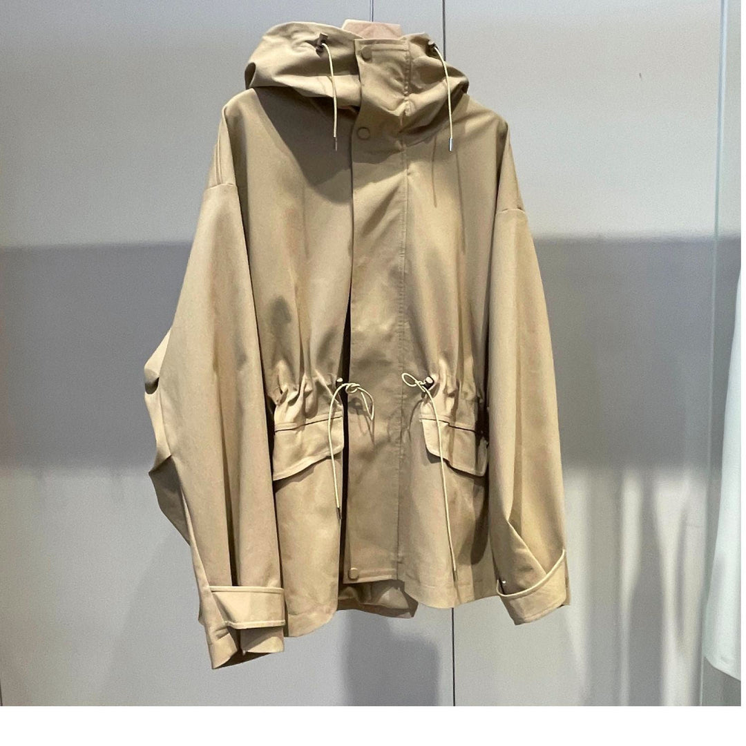 Women Modern Utility Jacket with High Collar