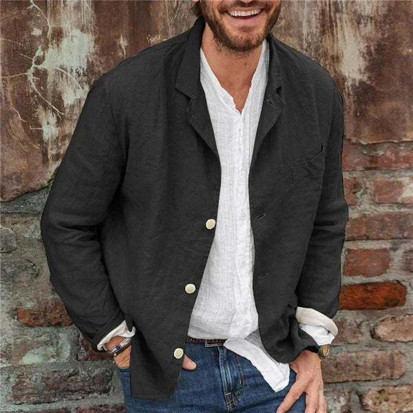 - Lightweight cotton blazer for men: Comfort and style
