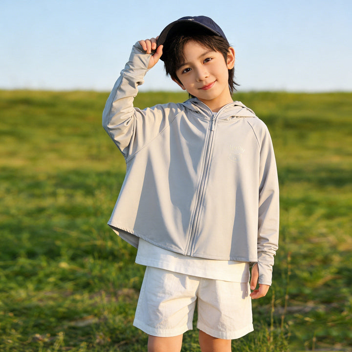 Jacket unisex with protection UV breathable lightweight