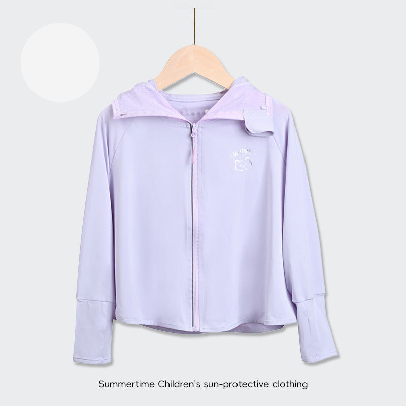 Jacket kids with protection UV breathable lightweight