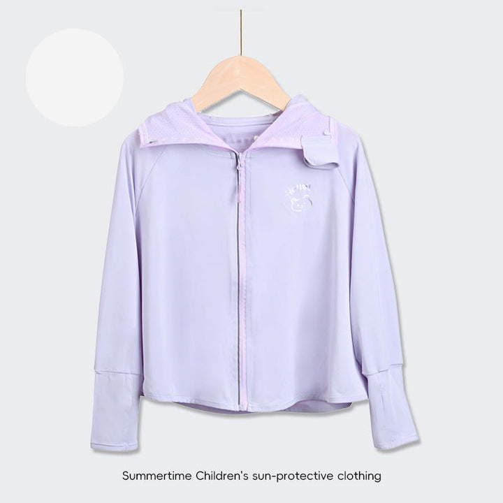 Jacket kids with protection UV breathable lightweight