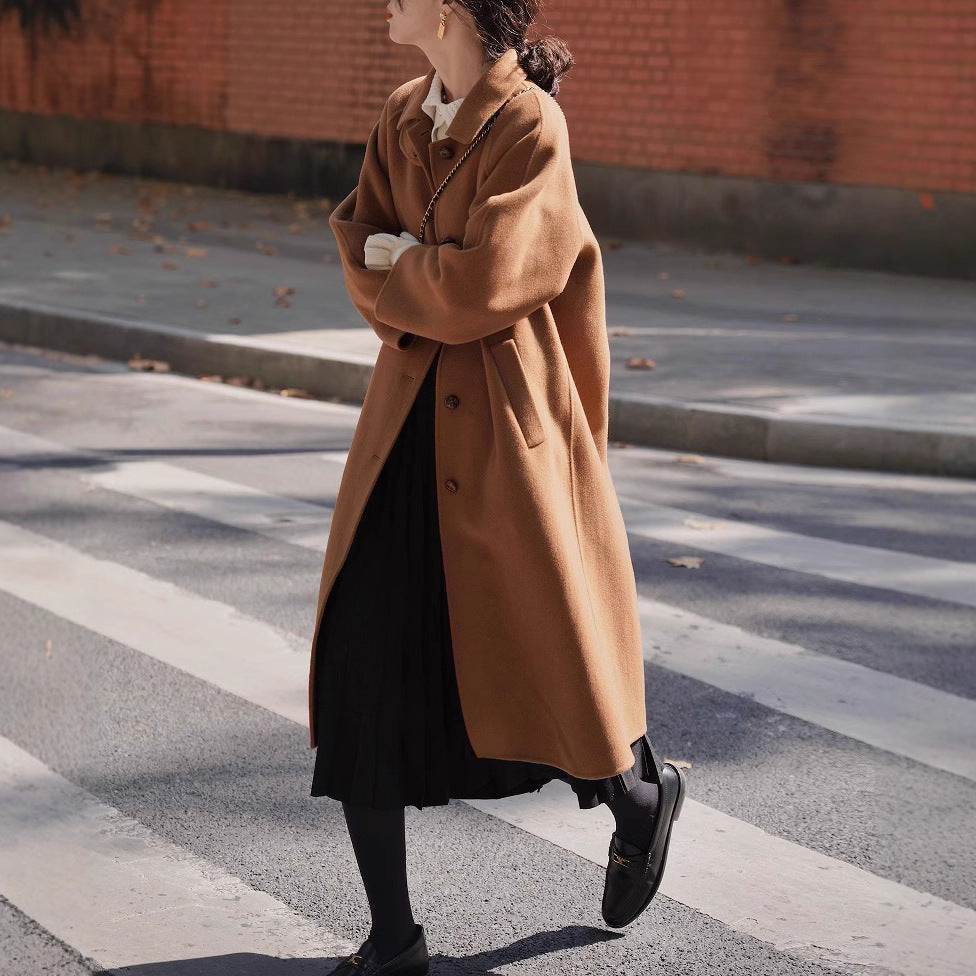 Women Fashionable Oversized Wool Jacket