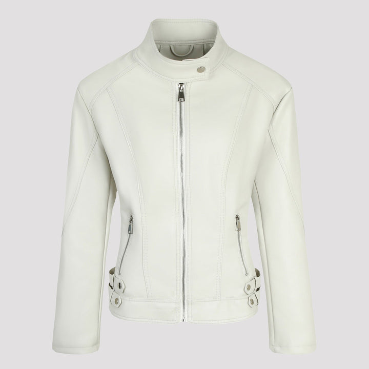 Jacket with Faux leather Women&