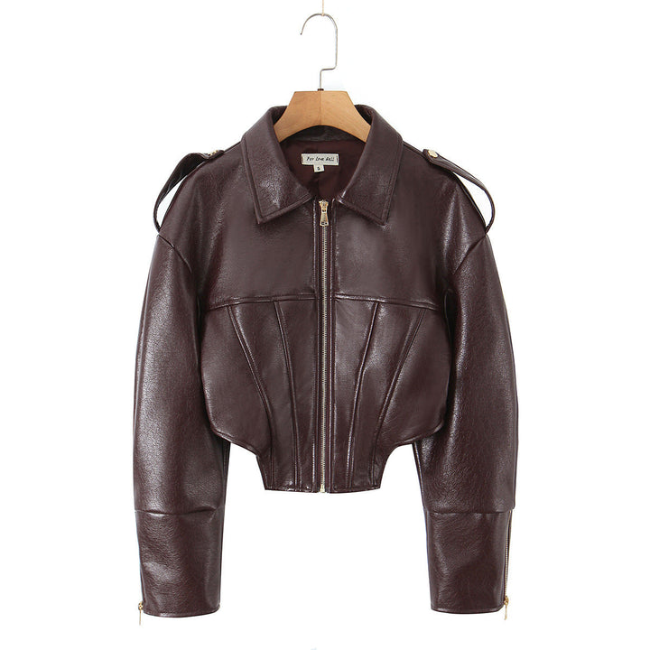 Jacket with Faux leather Women&