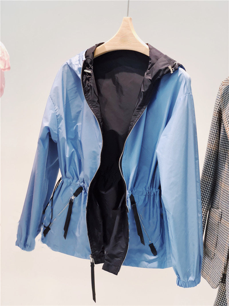 Women’s Stylish Transitional Jacket with Adjustable Waist