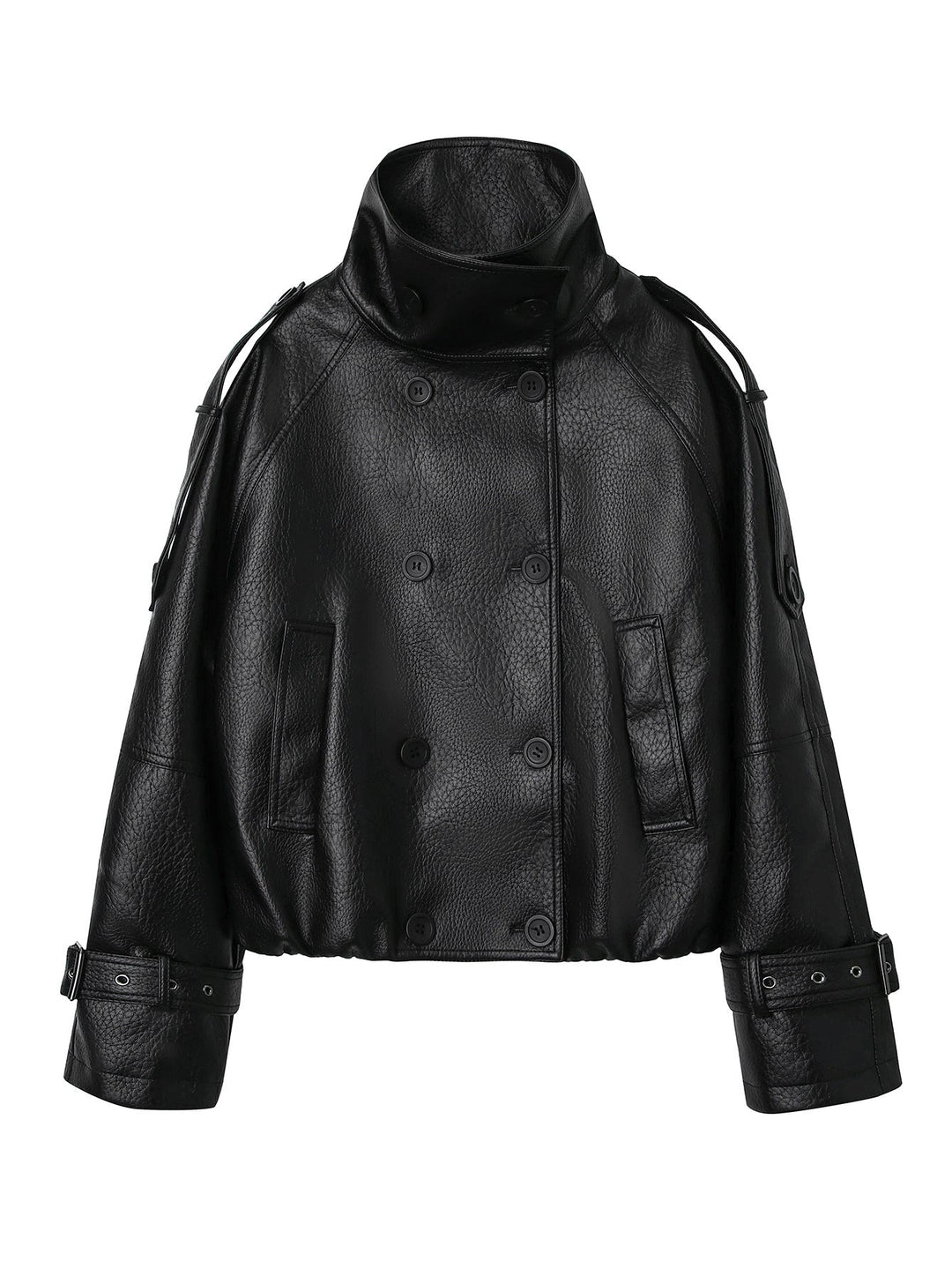 Jacket with Faux leather Women&