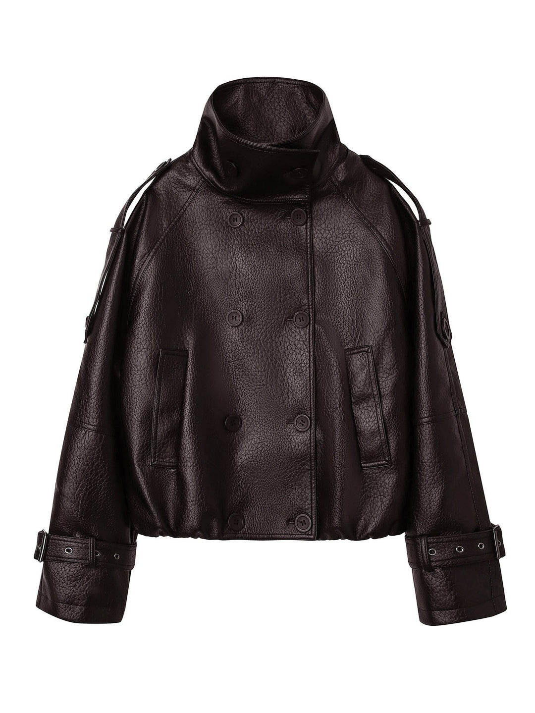 Jacket with Faux leather Women&