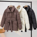 Jacket down women's breathable lightweight quilted