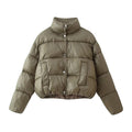 Parka women's water-resistant lightweight quilted
