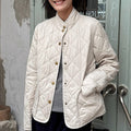 Ladies transitional jacket with quilted design