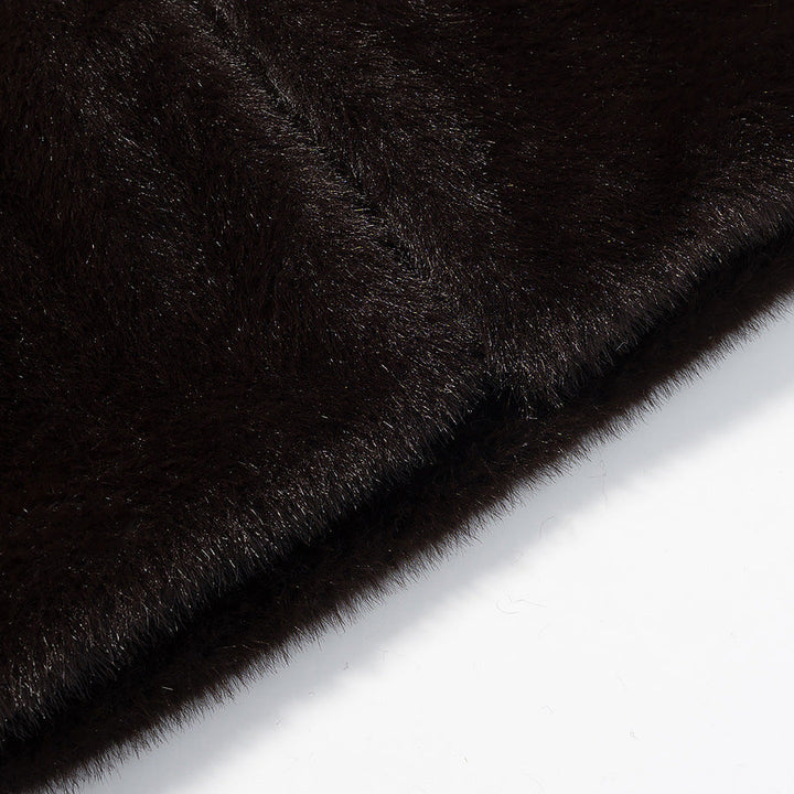 Ladies Short-Cut Faux Fur Bolero with 3/4 Sleeves