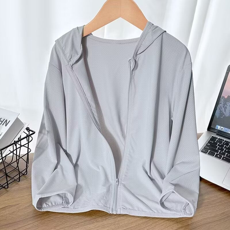 Jacket unisex with protection UV breathable lightweight