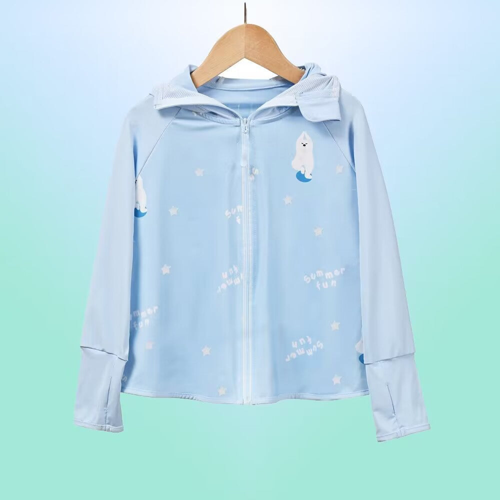 Women breathable sun protection jacket with zip