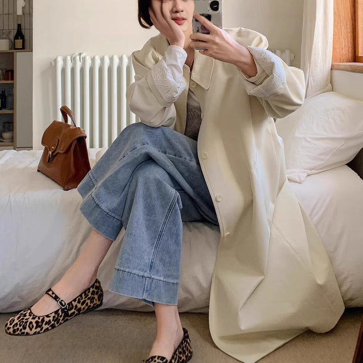 Women Casual Oversized Trench Coat