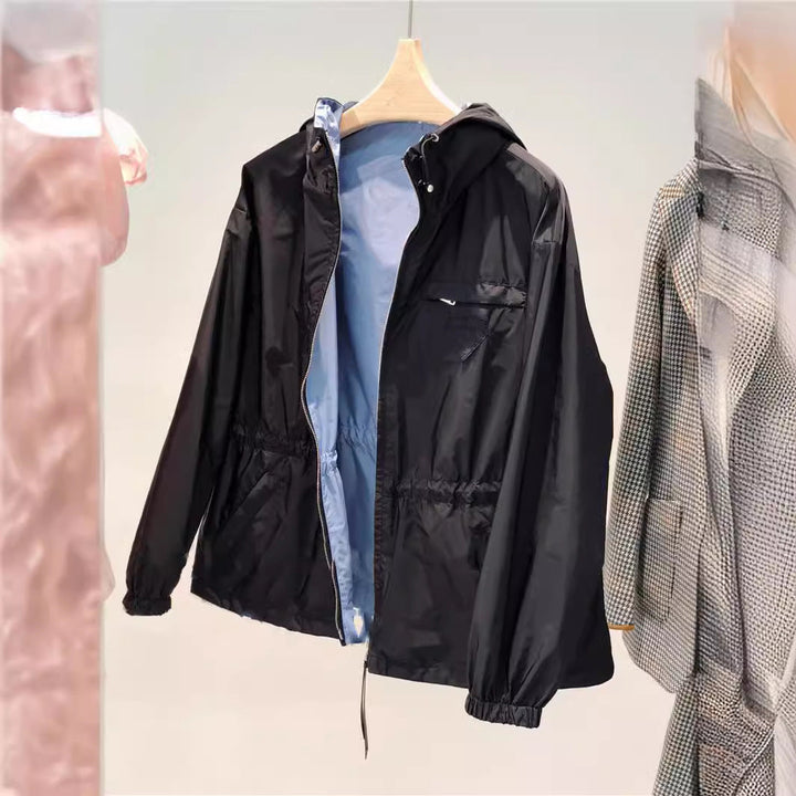 Women’s Stylish Transitional Jacket with Adjustable Waist