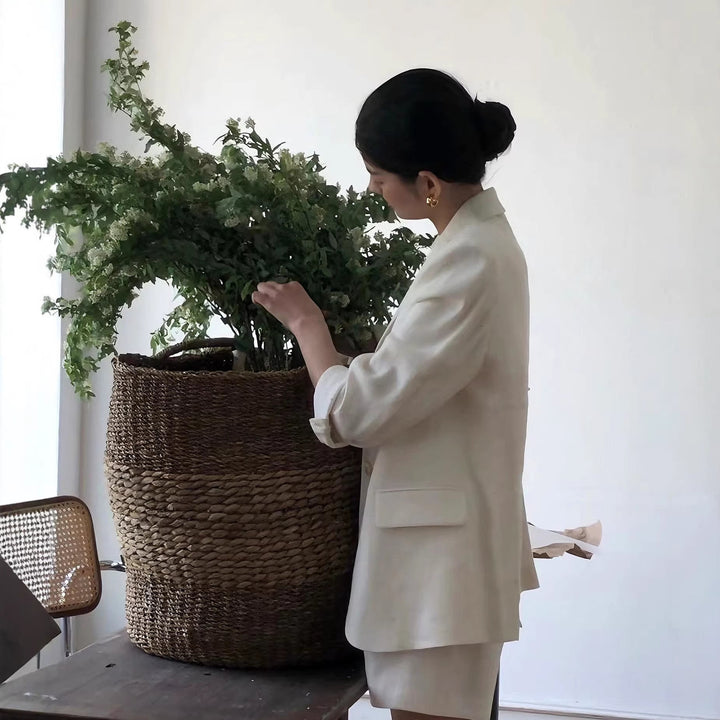 Ladies Elegant Linen Jacket Drune
