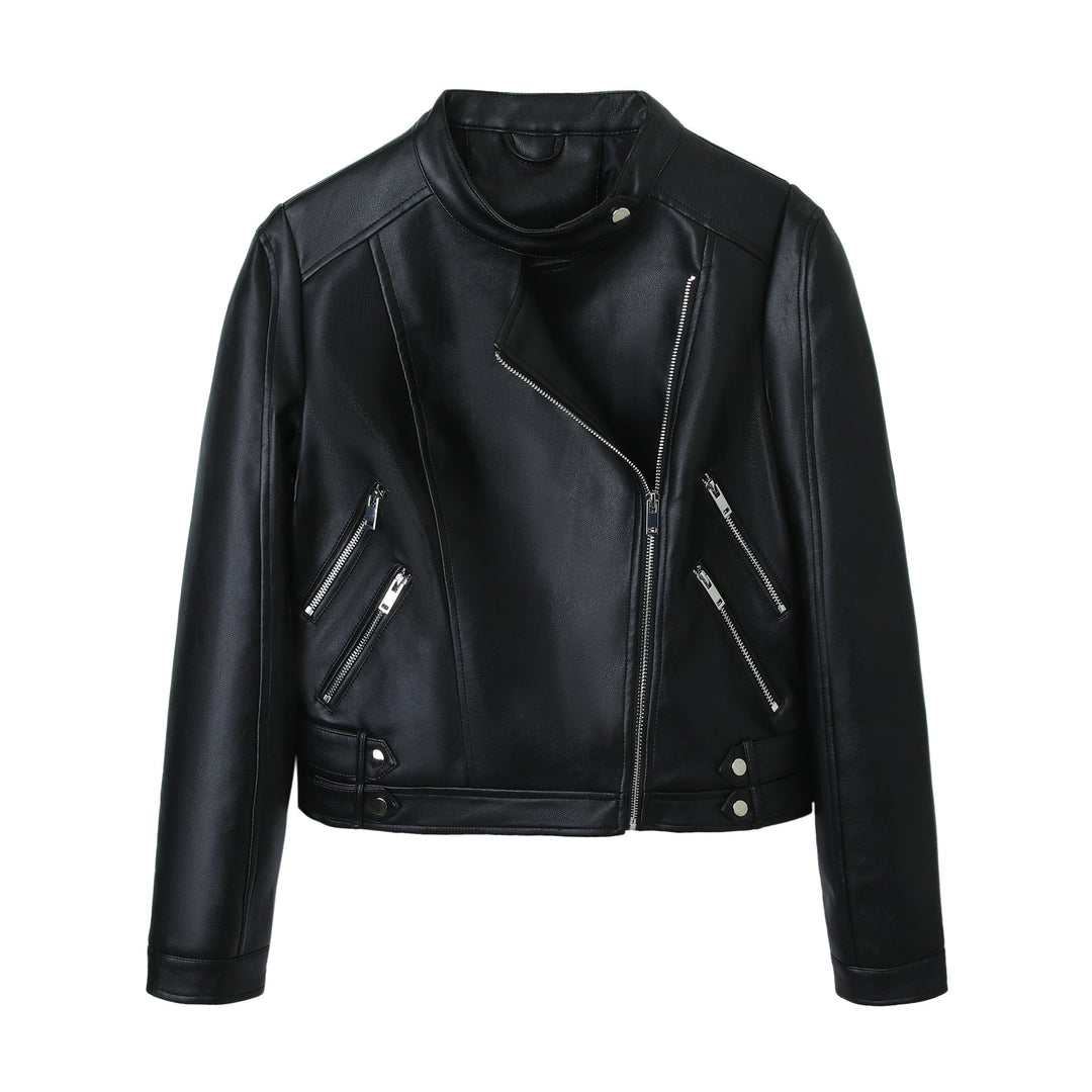 Jacket with Faux leather Women&