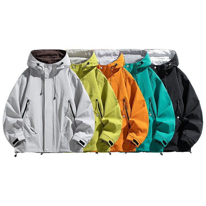 Jacket unisex water-resistant windproof lightweight