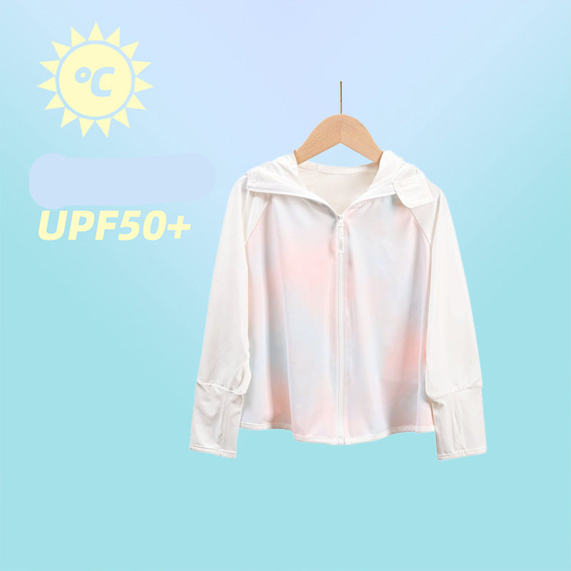 Ladies lightweight UV protection jacket with zip