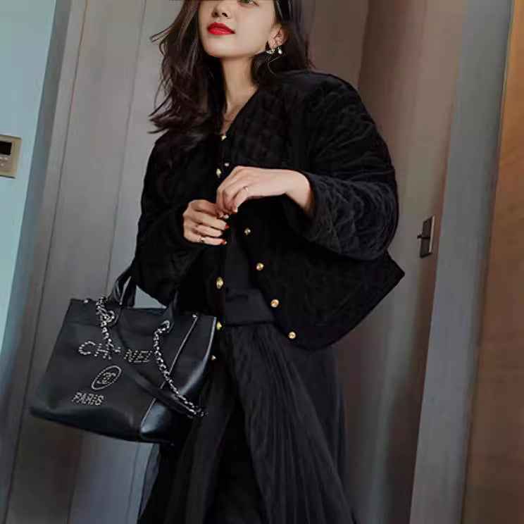 Women Patterned Quilted Jacket