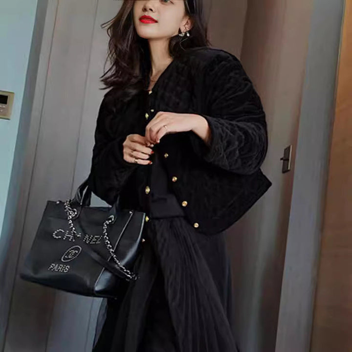 Women Patterned Quilted Jacket