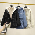 Parka women's water-resistant windproof padded