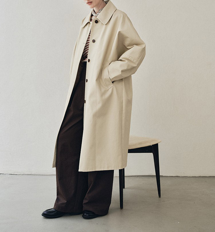 Women Long Trench Coat