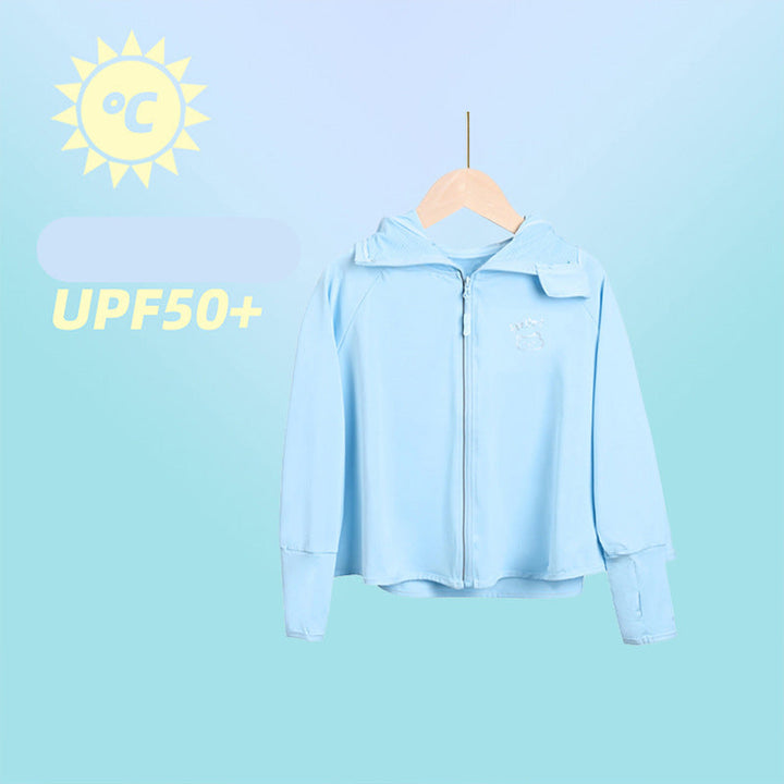 Ladies lightweight UV protection jacket with zip